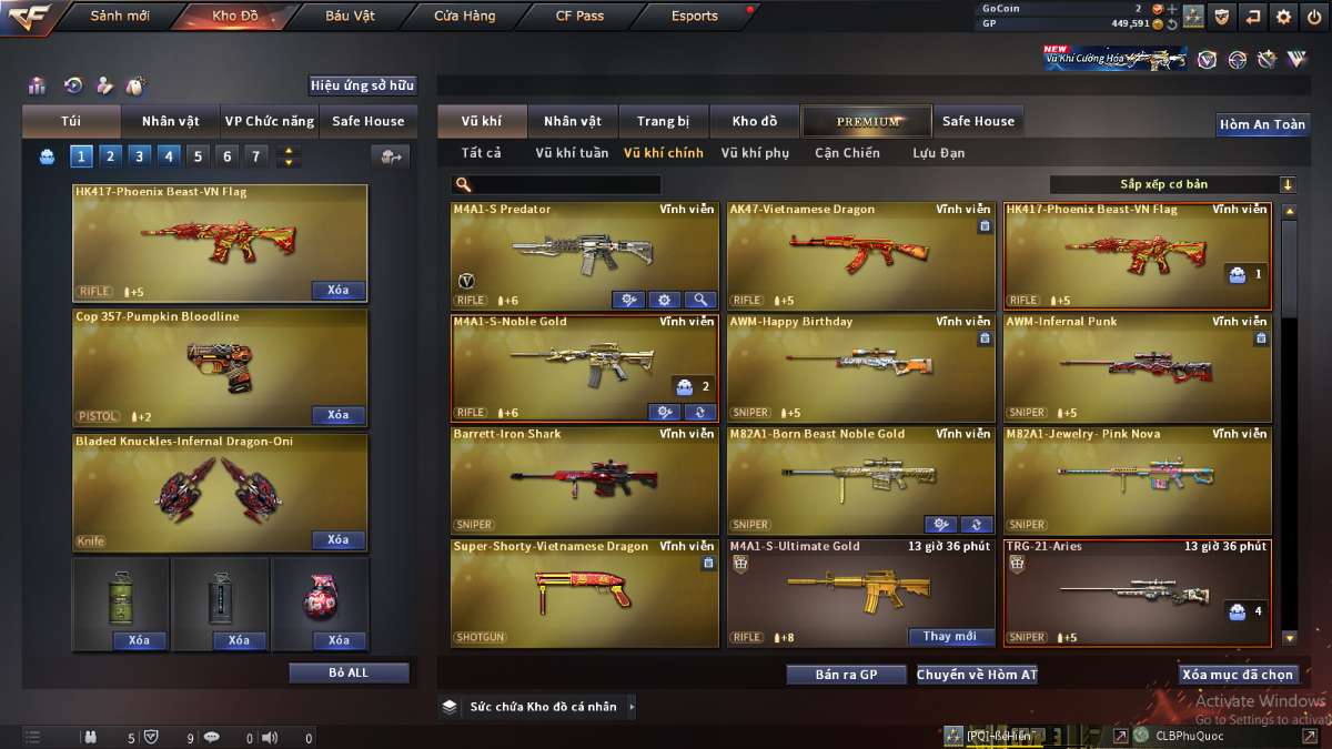 shop acc cf uy tin gia re